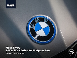 BMW iX1 xDrive30 M Sport Pro, NL auto, Frozen, pano, 19", H/K, HUD, memory, privacy, dealeroh