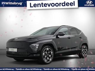 Hyundai Kona Premium 65.4 kWh Volledig Elektrische Automaat met Navigatie, Lederen bekleding en Stoelverwarming UPGRADE EDITION uit voorraad leverbaar