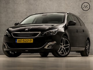 Peugeot 308 SW 1.2 PureTech Sport (PANORAMADAK, GROOT NAVI, LEDER, STOELVERWARMING, SPORTSTOELEN, GETINT GLAS, TREKHAAK, CRUISE, NIEUWE APK, NIEUWSTAAT)