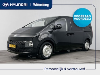 Hyundai Staria 1.6 T-GDI HEV | GEEN BPM | 3 PERS. VAN | HYBRID | AUTOMAAT | 2 SCHUIFDEUREN | ADAPTIVE CRUISE CONTROL MET STOP AND GO | NAVI | PARKEERCAMERA ACHTER | PARKEER SENSOREN VOOR EN ACHTER | APPLE CAR PLAY/AUTO ANDROID |