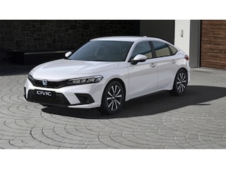Honda Civic 2.0 e:HEV Elegance | € 1800,- Voorraad voordeel! | Direct uit voorraad leverbaar! | Navigatie | Blind Spot | 17 Inch | Camera | Adaptieve Cruise Control | Climate Control | Privacy Glass |