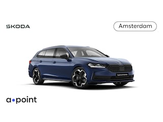 Skoda Superb Combi Sportline Business PHEV 1.5 TSI 204 pk 6 versn. DSG | Dynamic chassis control| Panoramadak | Lederen bekleding | Lichtmetalen velgen 19 inch | Travel assist plus | Canton soundsystem