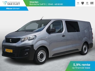 Peugeot Expert Dubbele Cabine 75 kWh | navi incl. Apple Carplay | laadruimtebetimmering | parkeersensoren | airco | cruise control | rijklaarprijs