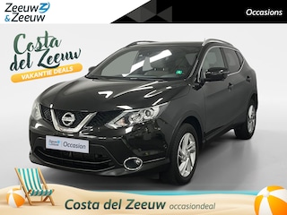 Nissan Qashqai 1.2 Tekna NAVI AIRCO 360CAMERA PARKEERSENSOREN PANORAMADAK TREKHAAK CLIMATE CONTROLE BLUETOOTH LM VELGEN ZEER MOOIE AUTO DEALER ONDERHOUDEN
