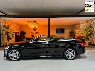 Mercedes-Benz Cabrio 180 AMG Garantie Burmester PDC NekVW StoelVW Sfeer LED Cruise Navi Clima Rijklaar