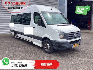 Volkswagen Crafter 35 2.0 TDI L3H2 EXPORT ONLY! €9.559 incl BTW/BPM Rolstoellift/ 9 Pers/ 9P/ Sidebars/ Rearbar/ Airco