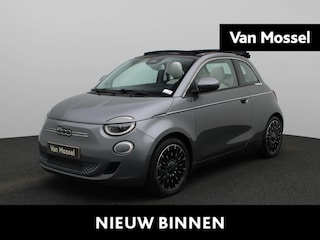 Fiat 500 La Prima 42 kWh Cabriotop| BTW| Automaat | WLTP 320 km| Navigatie| Achteruitrijcamera| Cruise & Climate Control| DC lader| Stoelverwarming
