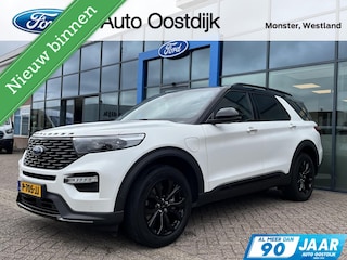 Ford Explorer 3.0 V6 EcoBoost PHEV ST-Line 457PK Panodak Parelmoerlak Zwart Dak 20" Zwarte velgen Massagestoelen/Geheugen 7 Persoons 360 Camera B&O Full Options *Compleet*