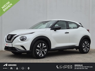 Nissan Juke 1.0 DIG-T Acenta Handgeschakeld / Nissan Connect Navigatie / Stoelverwarming / Cruise control / Achteruitrijcamera / Apple Carplay Android Auto / Climate control / Allseason Banden /