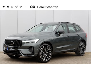 Volvo XC60 T6 Plug-in hybrid AWD AUT8 350PK Ultra Dark, Forrest Lake Metallic | Nappa Leder met ventilatie Charcoal | 21" Lichtmetalen velgen | Luchtvering | Bowers & Wilkins audio | Massagestoelen | Rondomzicht camera | Elektrisch bedienbare voorstoelen