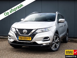Nissan Qashqai 1.2 N-Connecta (116 PK) 2e-Eig. & BOVAG-Garantie. NL-Auto, Trekhaak, Panoramadak, Navigatie, Cruisecontrol, Keyless-Entry/Start, Achteruitrijcamera, Bluetooth, Parkeersensoren-V+A, DAB Licht-Zicht-Pakket, Lm-Velgen-18Inch, Privacy-Glas
