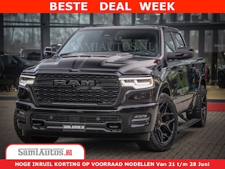 Dodge Ram 1500 Limited Night High Output 540HP 706Nm | Massage + Full Option | De Meest Luxe en Volle Pick-Up in zijn Klasse | Comfortabele Dubbele Cabine met Royale 5 Zitplaatsen | BPM vrij | Nu Leverbaar uit Voorraad | Voorraad Nr 2304 - 8540