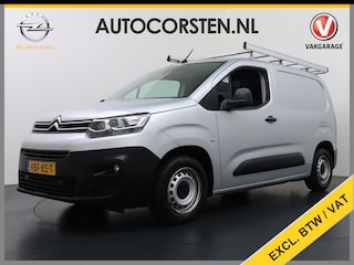 Citroën Berlingo 1.6HDI Club Trekhaak Imperiaal Apple Carplay Android Auto Navi Airco Cruise Control Pdc Betonplex Lat om Lat Schuifdeur Achterdeuren met raam Bluetooth 1e Eigenaar EURO 5 M
