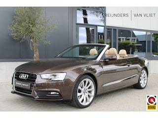 Audi A5 Cabriolet 2.0 TFSI Pro Line | Houtinleg | MMI Nav. | 19" LM | Xenon | Telefoonvoor. | Beide leder |