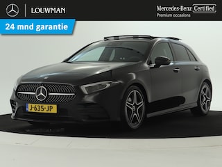 Mercedes-Benz A-klasse 180 Business Solution AMG | Panoramadak | Sfeerverlichting | Elektrische Stoelen | Cruise Control | Inclusief 24 maanden MB Certified garantie voor Europa.
