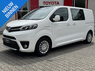 Toyota Proace STANDARD RANGE PROF PARK-SENSOREN 2X SCHUIFDEUR APPLE/ANDROID BIJRIJDERSBANK APPLE/ANDROID BSM STOELVER KEYLESS HOUT-LAADVLOER
