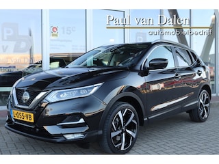 Nissan Qashqai 1.3 DIG-T 160PK AUTOMAAT TEKNA+ Panodak | Navi | Electr.Stoel | Leer | Stoelverw. | Led | Carplay | Keyless | 360Camera | 19 Inch Lm |