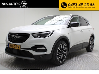 Opel Grandland X 1.6 Turbo Hybrid Ultimate | automaat | leder | climate | navi | elektr. achterklep | cruise adaptief | gekoelde stoelen | carplay | verwarmde voorruit