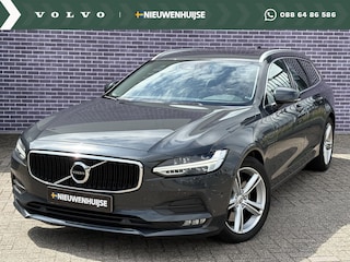 Volvo V90 2.0 T5 Momentum | Standkachel | Stoelverwarming V+A | Stuurverwarming | Schuif/kantel panoramadak | BLIS | Adaptieve cruise control | Pilot assist | Automatisch dimmende binnen en buiten spiegels |