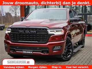 Dodge Ram 1500 Limited Night H.O 540HP 706Nm | Massage + Full Option | De Meest Luxe en Volle Pick-Up in zijn Klasse | Comfortabele Dubbele Cabine met Royale 5 Zitplaatsen | BPM vrij | Nu Leverbaar uit Voorraad | Voorraad Nr 2302 - 7425