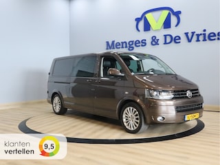 Volkswagen Transporter 2.0 TDI L2H1 DC Comfortline Airco ECC | Elektrische deuren | Dubbele Schuifdeuren | Cruise Controle | Parkeer Sensoren |  Stoelverwarming | Leder | Xenon | Dubbele Cabine | NAP