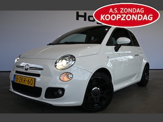 Fiat 500 0.9 TwinAir Turbo 500S Airco ECC Lederen Sportstoelen Licht metaal Inruil mogelijk