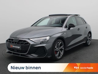 Audi A3 Sportback 45 TFSI e S edition Competition Led matrix, adaptive cruise, panoramadak, keyless, achteruitrijcamera, stoelverwarming voor, 18" lichtmetaal