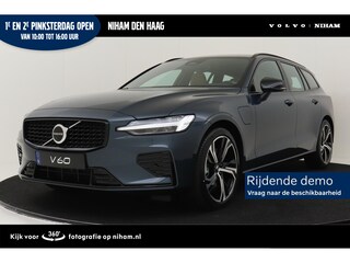 Volvo V60 T6 PLUG-IN HYBRID AWD PLUS DARK -GEVENT.LEDER|360°CAM|ADAP.CRUISE|KEYLESS|VERW.VOORRUIT