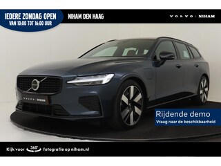 Volvo V60 T6 PLUG-IN HYBRID AWD PLUS DARK -GEVENT.LEDER|360°CAM|ADAP.CRUISE|KEYLESS|VERW.VOORRUIT|19"