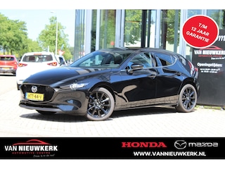 Mazda 3 Hatchback Skyactiv-G 140pk M Hybrid Homura 18Inch Gloss Black Draadloze Carplay&Android