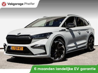 Skoda Enyaq iV 80 Sportline Trekhaak/ Panoramadak/ Head up/ Stoel-stuurverwarming/ Camera/ 21" Lmv/ Carplay/ Navigatie