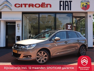 Citroën C4 PureTech 130PK EAT6 Automaat S&S Exclusive, Rijklaarprijs | Leder | Panoramadak | Keyless Entry & Start | Parkeerhulp voor en achter