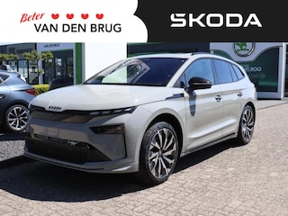 Skoda Enyaq Sportline Elektromotor 210 kW / 286 PK SUV Elektri | Trekhaak | Panoramadak | Head up display | Canton | 21" lichtmetaal | 360° camera | Verwarmde voorruit en achterbank |