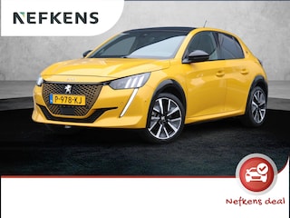 Peugeot 208 GT Pack 50 kWh 3-fase | Glazendak | ACCU 92% | Halfleer | Stoelverwarming | Navigatie | 17"LMV | Keyless