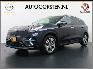 Kia Niro 64kWh 204PK Leder Camera Adaptive-Cruise Warmtepomp Apple Carplay Android Auto Navi Ecc DAB Pdc Executive-Line Stoel Verwarming/Ventilatie + Elektrisch verstelbaar Keyless Led Achterbank+Stuur Verwarming Dodehoek assistent Regen-Lichtsensor JBL-Soundsystem Bluetooth Draadloze tel.lader Lmv 17" 1e Eigenaar! Krachtige en zuinige aandrijflijn met grootste accu! €45.000 Nieuw