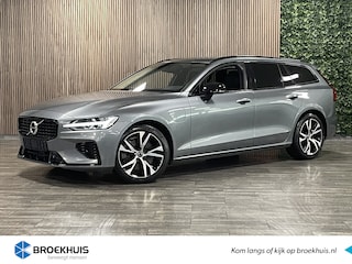 Volvo V60 T6 AWD Recharge R-Design | Adaptieve Cruise Control | Stoelverwarming voor+achter | Stuurwielverwarming | 18 Inch | Standkachel met Volvo On call App | Parkeercamera | Pilot Assist | BLIS Dode Hoek Detectie | Half lederen bekleding | Keyless Drive | Cruis