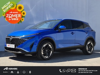 Nissan Qashqai 1.3 MHEV Xtronic N-Connecta Automaat / Cold Pack / Trekgewicht 1800 kg / Rondomzicht camera / Stuur-, en Stoelverwarming / Adaptief CC / Keyless Entry/Start /
