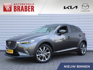 Mazda CX-3 2.0 SkyActiv-G 120 GT-Luxury | Automaat | Stoelverwarming | HUD | Camera | Elektr. stoelverstelling | Clima | 18" LM | Navi |