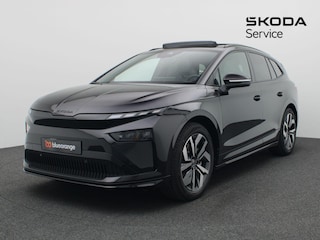 Skoda Enyaq 85 Sportline 77KW 286PK Pano-Schuifkanteldak, Warmtepomp, Achteruitrijcamera, Navigatie, Keyless, Matrix-LED, Stoel-Stuurverwarming, Trekhaak, 20" LM Velgen