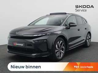 Skoda Enyaq 85 Sportline 77KW 286PK Pano-Schuifkanteldak, Warmtepomp, Achteruitrijcamera, Navigatie, Keyless, Matrix-LED, Stoel-Stuurverwarming, Trekhaak, 20" LM Velgen
