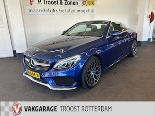 Mercedes-Benz C-klasse 300 AMG Line Cabrio | Cruise control | Climate control | Achteruitrijcamera | Adaptief onderstel | Lederen/Alcantara bekleding | Navigatie
