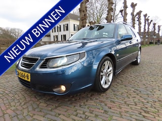 Saab 9-5 1.9 TiD Vector Sport Ecc Cruisecontrol Leer Sportstoelen Stoelverwarming Navigatie Xenon Lm Velgen Trekhaak