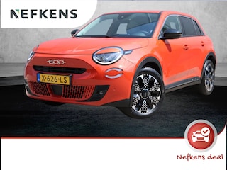Fiat 600 e La Prima 54 kWh | Apple Carplay/Android Auto | Lederen bekleding | Verwarmde voorstoelen | Achteruitrijcamera