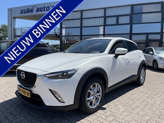 Mazda CX-3 2.0 SkyActiv-G 120 Automaat TS+ Trekhaak Clima + Cruise Control Stoelverwarming Navigatie DAB Extra Getint Glas lage Kilometerstand Hoge Zit Wit Metallic
