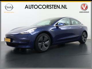 Tesla Model 3 RWD SR+ 60kWh 325PK Trekhaak FSD 3-Computer 18" AutoPilot Leder PanoDak Adaptive-Cruise Lmv Camera's Elektr.-Stuur+Stoelen+Spiegels+Geheugen+Easy-Entry+Verwarmde stoelen Park assistent PDC WIFI Lane-Assist Speed-Assist Navi LED Comfortstoelen ACC DAB Voorverwarmen interieur via App Keyless via Telefoonsleutel One-Pedal-Drive Origineel Nederlandse auto tot 11kw laden thuis! 1.584kg licht! Accu Garantie tot 16-03-2028/160.000km