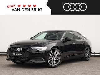 Audi A6 Limousine 50 TFSI e quattro S edition Competition 299pk | Pano | HUD | Servo | Keyless | 20" Velgen | 360° camera | Elek. stuur | Elek. geh. stoel | Nachtzicht | Adaptive Cruise | Dodehoekdetectie