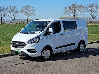 Ford Transit Custom 2.0 TDCI L1H1 Dubbelcabine Airco Trekhaak Deuren Navi Xenon ACC Camera Euro6!