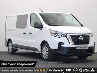 Nissan Primastar 2.0 dCi 170pk L2H1 N-Connecta | Dubbele Cabine | Achteruitrijcamera | 5 Jaar Fabrieksgarantie | Laadruimtepakket |