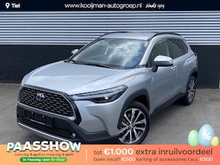 Toyota Corolla Cross Hybrid 140 Dynamic edition Navigatie, Elektrische achterklep, LM Velgen, LMV, all-season banden, smart Key