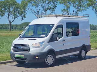Ford Transit 330 2.0 TDCI L2H2 DC Trend Airco Trekhaak Imperiaal-Trap Oh-Historie 1e Eigenaar Euro6!